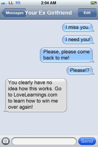 Text Your Ex Girlfriend To Get Her Back