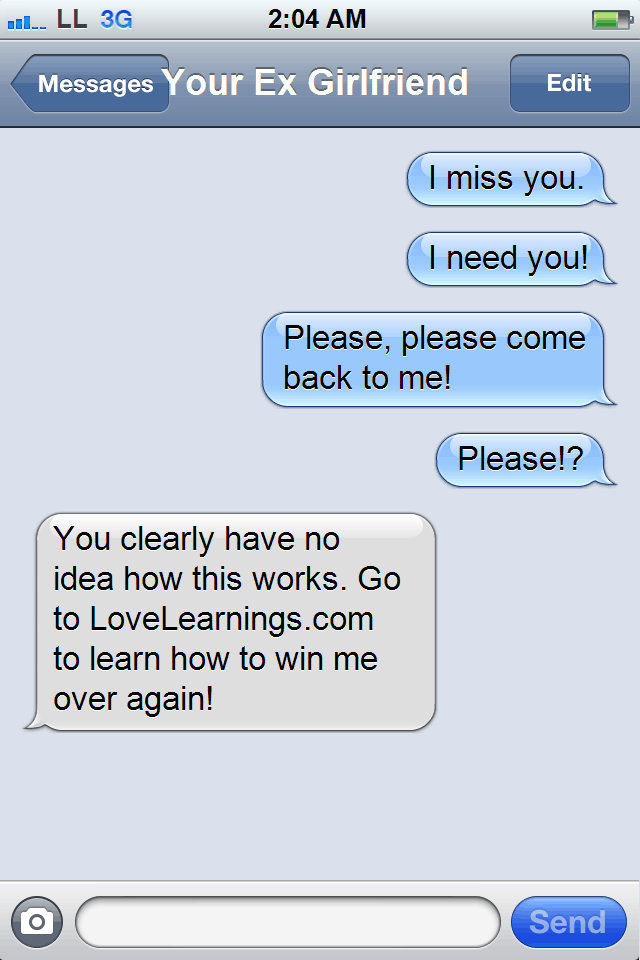 What To Text Your Ex Girlfriend To Get Her Back 